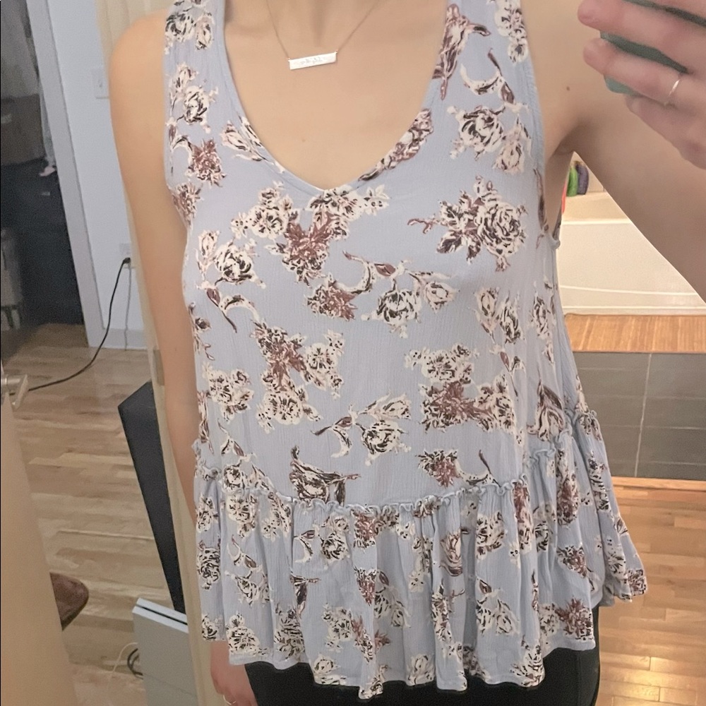 Floral tank top